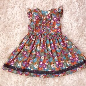 Girls 8 Matilda Jane Paint By Numbers Floral Dress